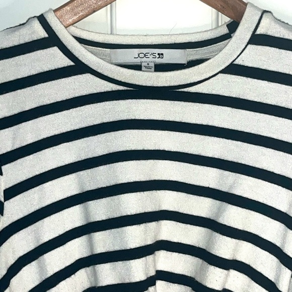 Joes Jeans Twist Wrap Striped Top - Small - Picture 2 of 9